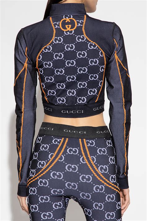 gucci crop top womens|Gucci mock neck top.